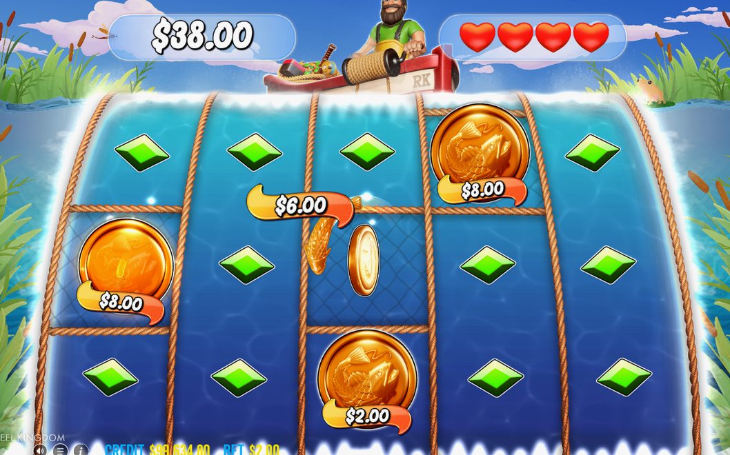 Hold & Spinner med fiskenät och snurr kvar