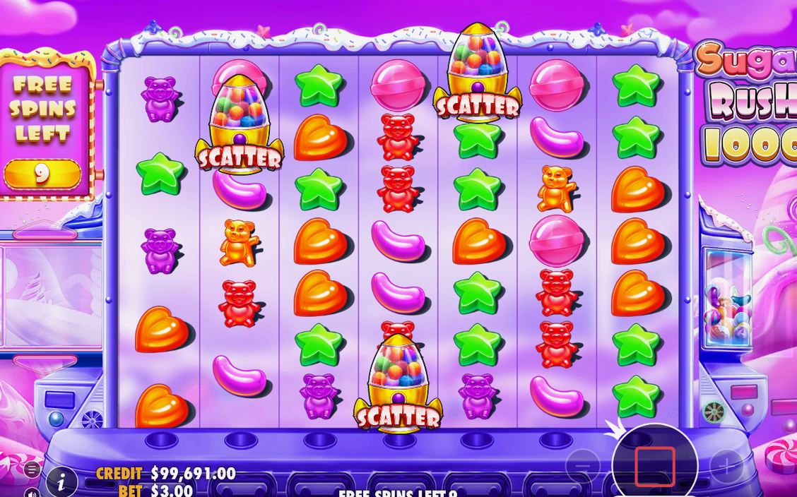 Free Spins-läget där multiplikatorerna ligger kvar mellan spinnen